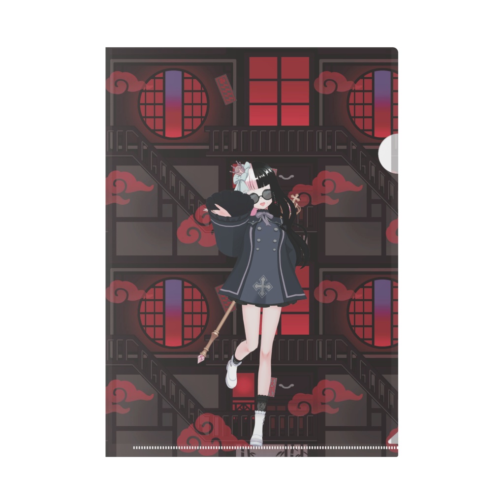 【響夜みらい】01月記念日-クリアファイル-G1142