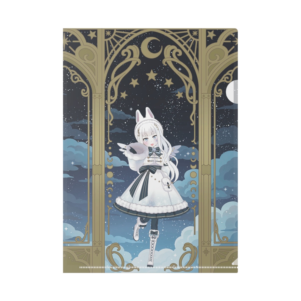 【神夜 叶兎】01月記念日-クリアファイル-G1185
