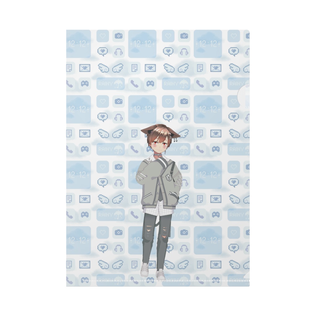 【星宮しくろ】01月記念日-クリアファイル-G0807