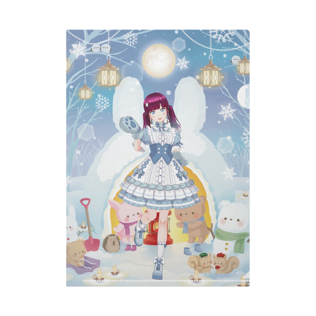 【白雪まく】01月記念日-クリアファイル-G0241