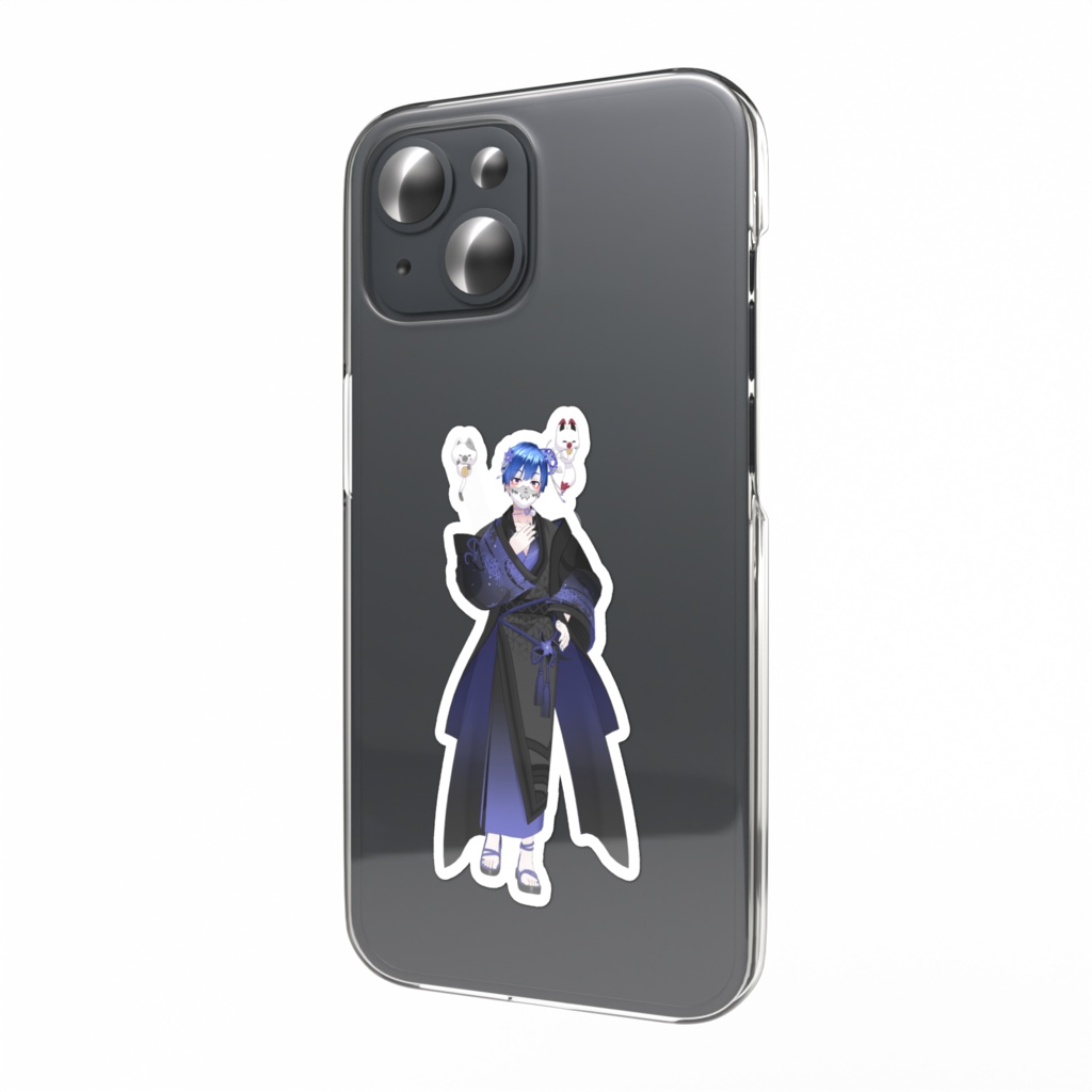 【雷神 烈火】01月記念日-スマホステッカーG0010