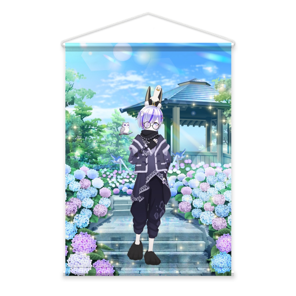 【wぜん。】01月記念日-タペストリー-G1143