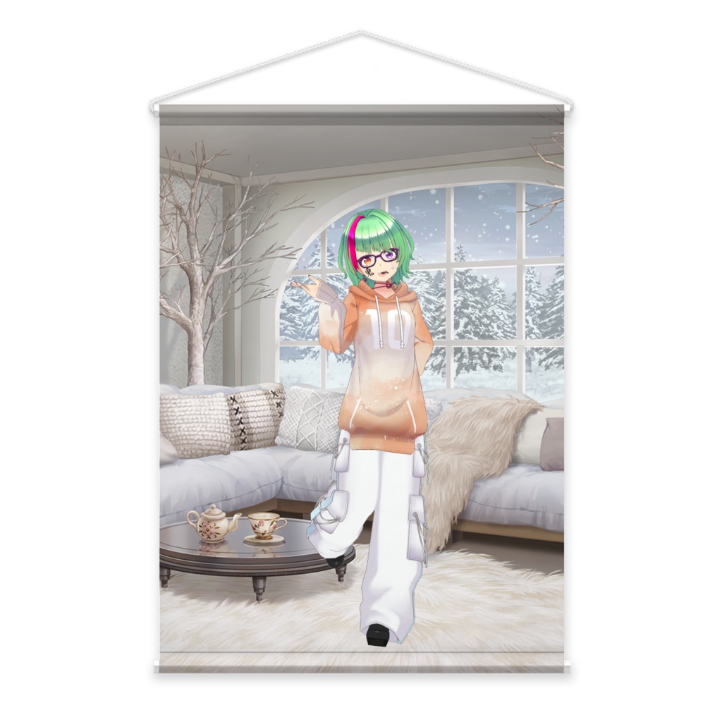 【いちのせゆめみ】01月記念日-タペストリー-G0694