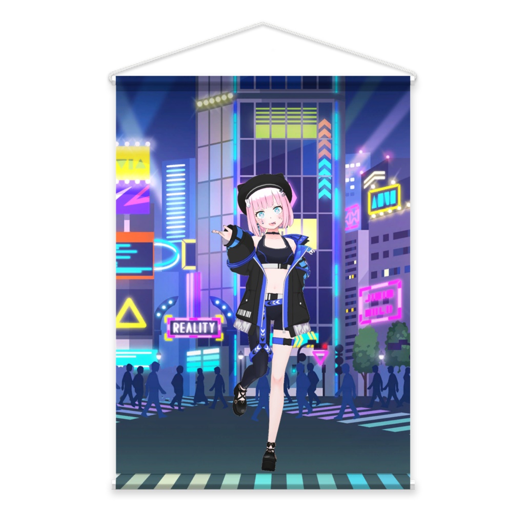 【さるみんらんど】01月記念日-タペストリー-G0514