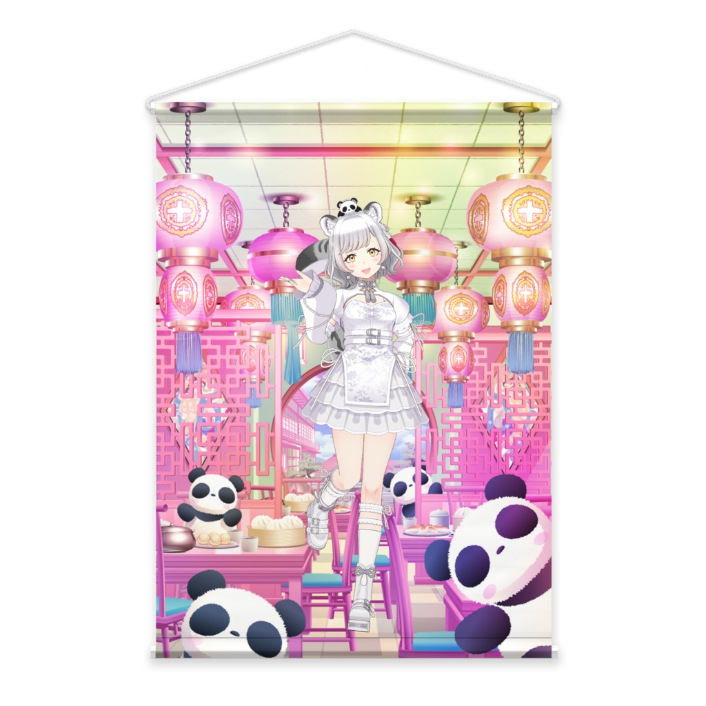 【しろとら】01月記念日-タペストリー-G1082