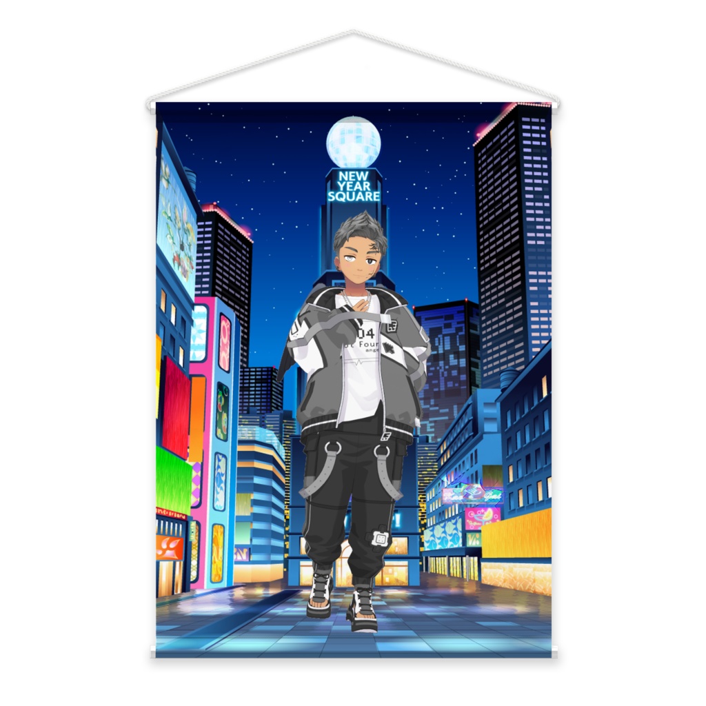 【だーちゃ】01月記念日-タペストリー-G0068