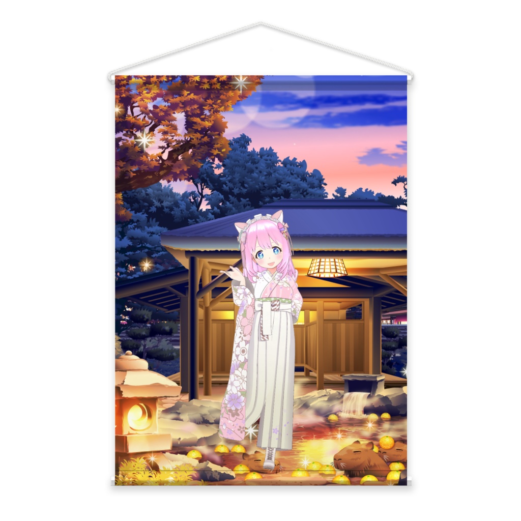 【ちーずくりーむ】01月記念日-タペストリー-G0188