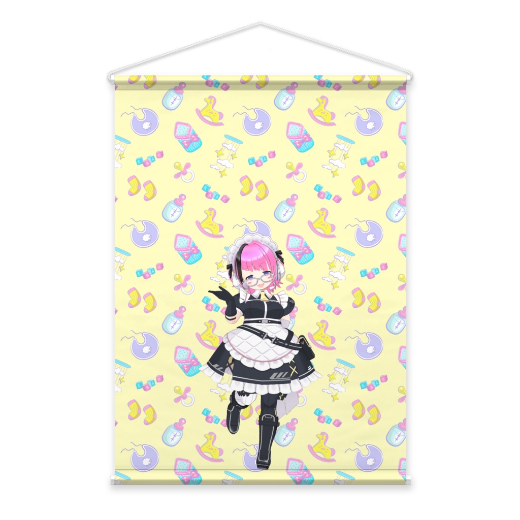 【ほゃちゃん】01月記念日-タペストリー-G0383