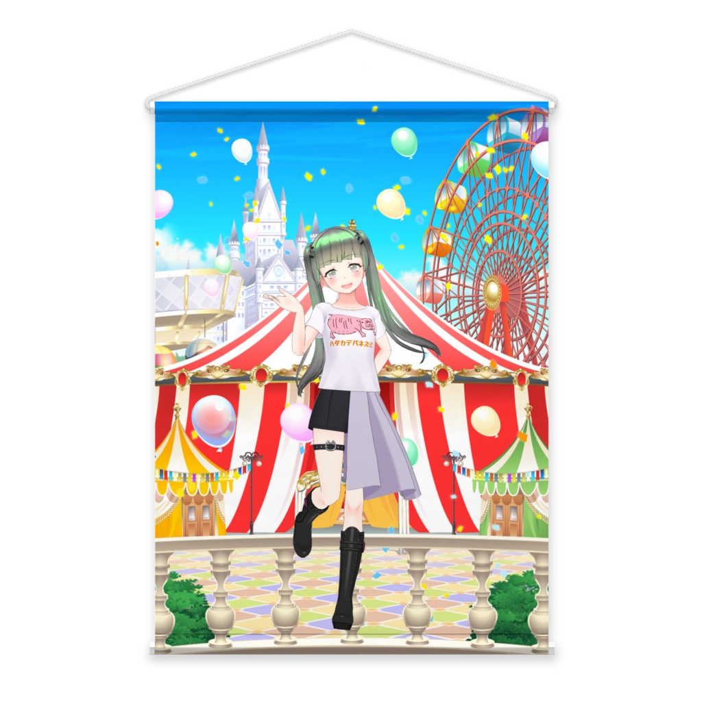 【ぽんこつポン子チャン】01月記念日-タペストリー-G0310