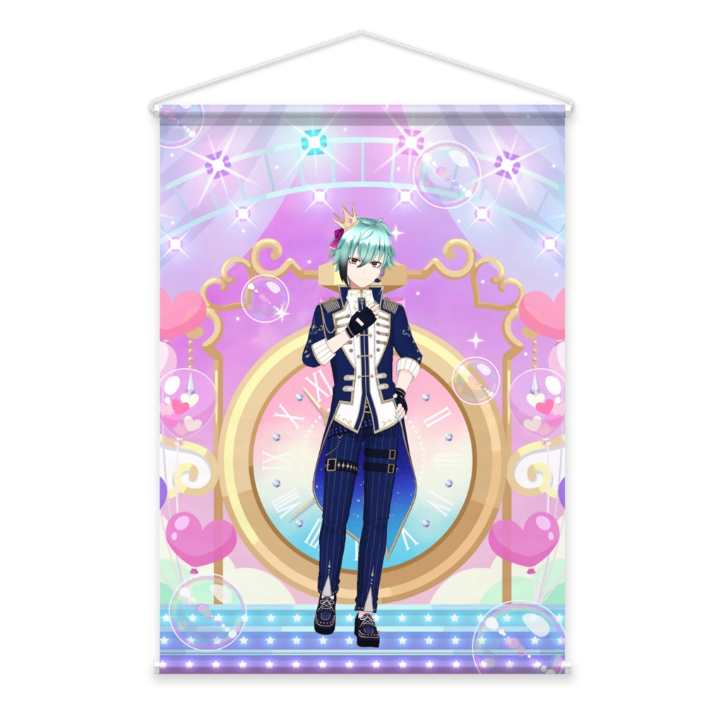 【まあぬ豆】01月記念日-タペストリー-G1074