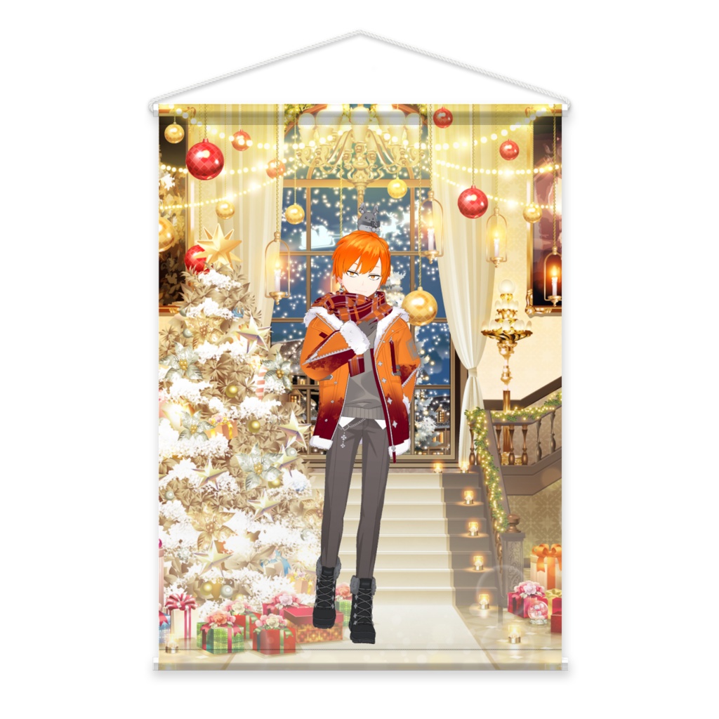 【まかお】01月記念日-タペストリー-G0598