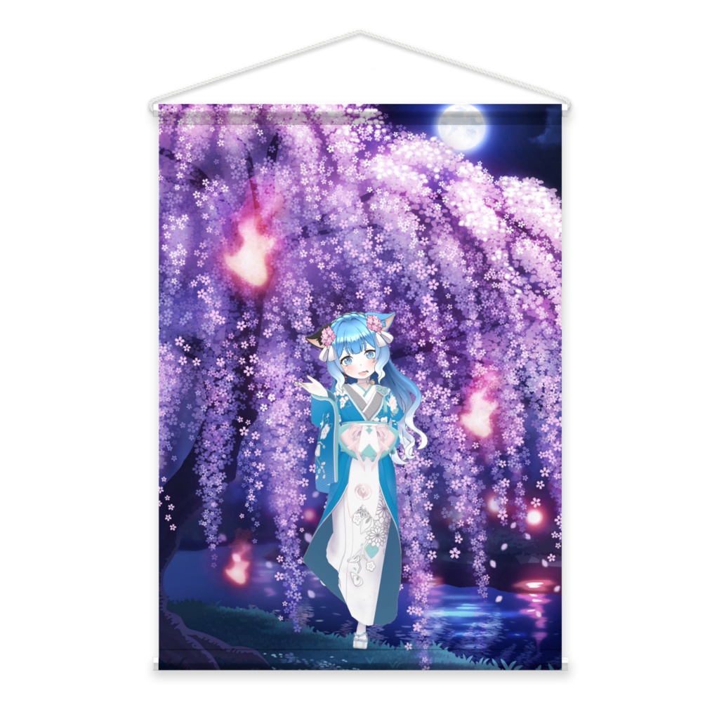 【まちゅ】01月記念日-タペストリー-G0808