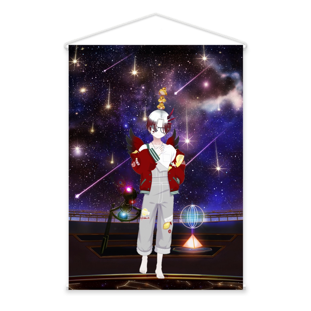 【まの】01月記念日-タペストリー-G0668