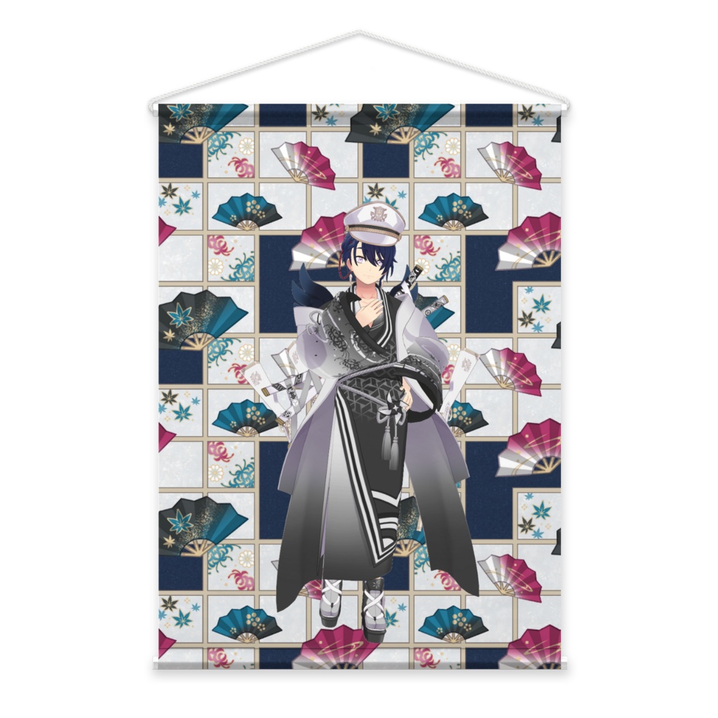 【まゆたま鴉天狗警察】01月記念日-タペストリー-G0582