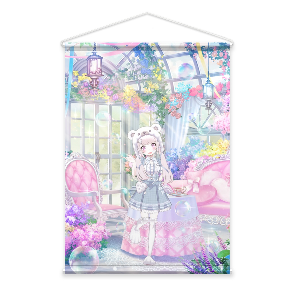 【もぷちゃん。】01月記念日-タペストリー-G1099