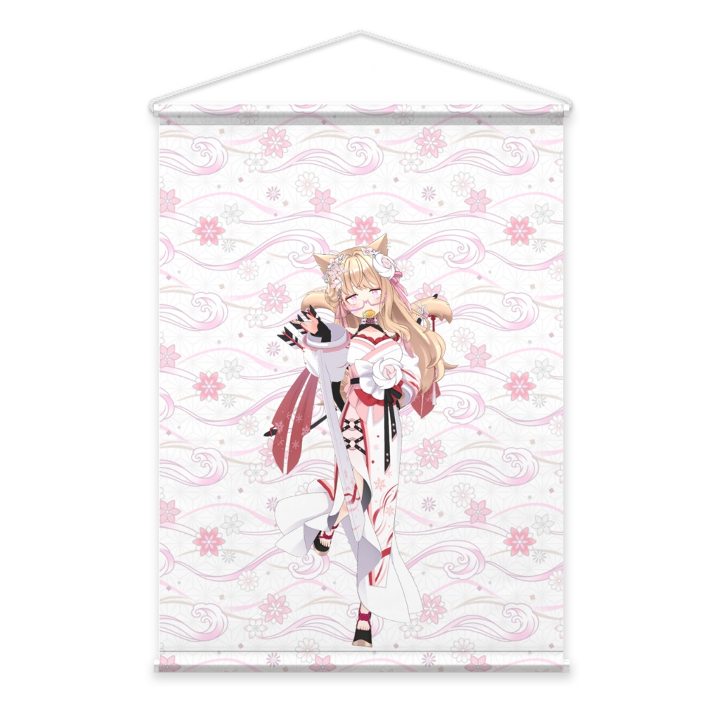 【ゆう 黒猫】01月記念日-タペストリー-G1232