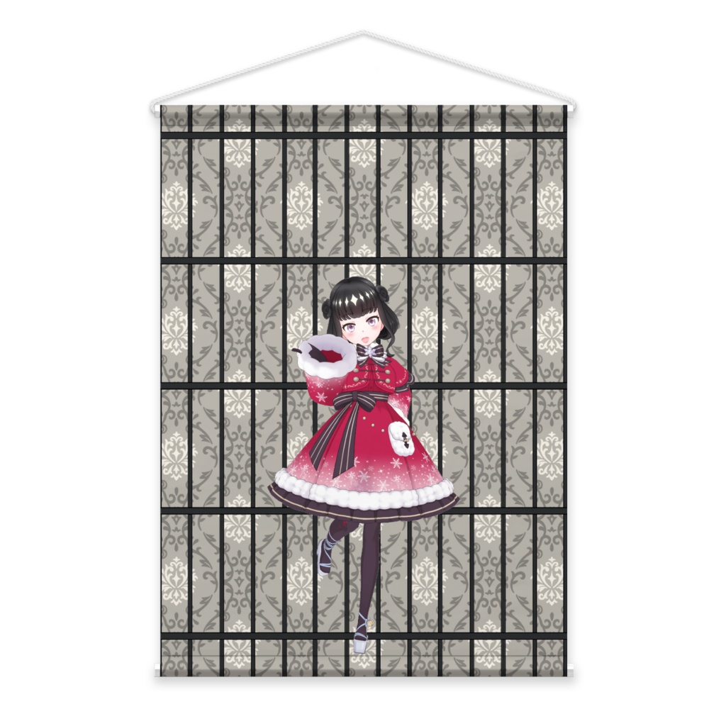 【ゆき】01月記念日-タペストリー-G0803