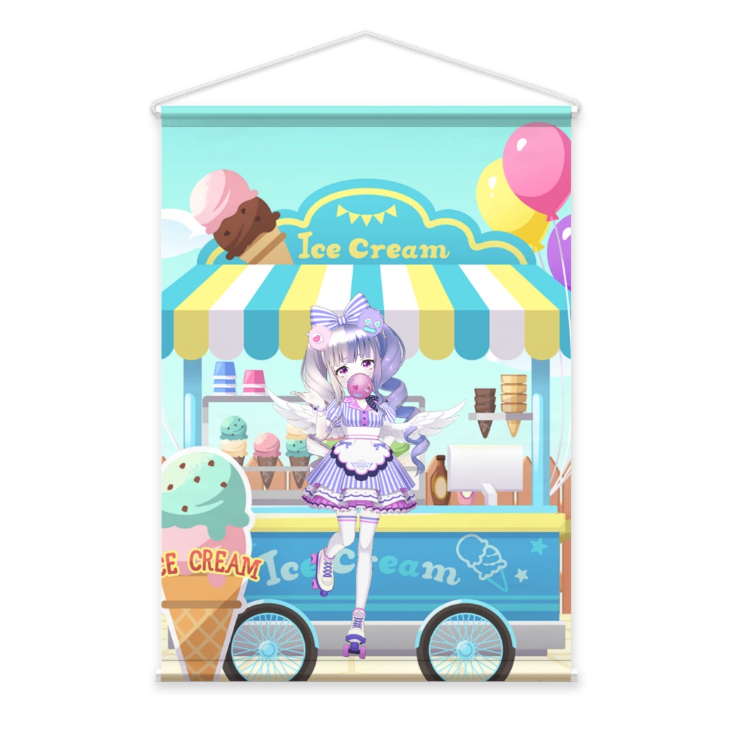 【ゆびゆび】01月記念日-タペストリー-G0767