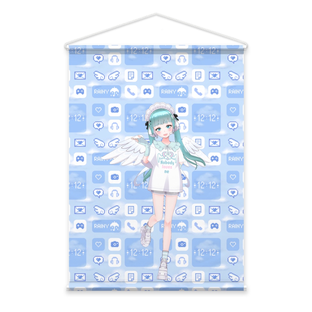 【ゆめなかふわり】01月記念日-タペストリー-G0411