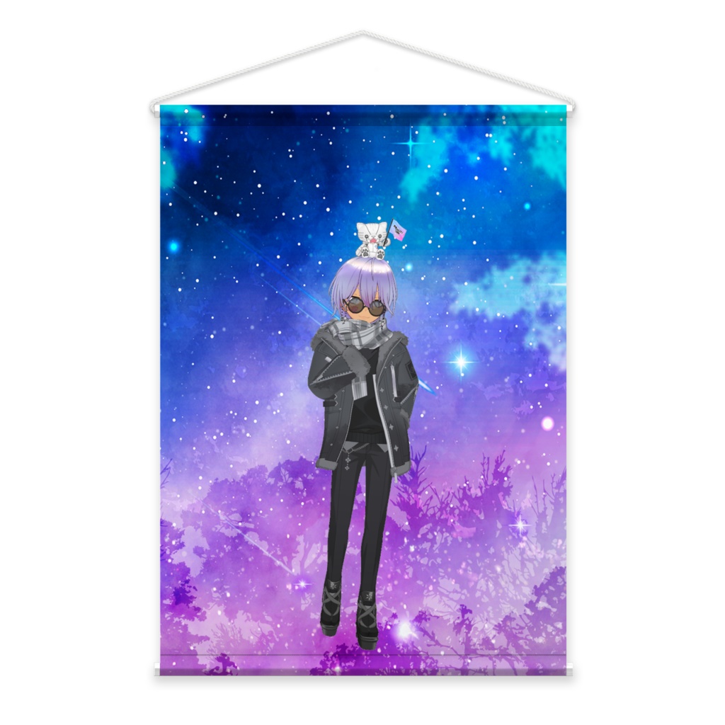 【りひてぃ】01月記念日-タペストリー-G0795