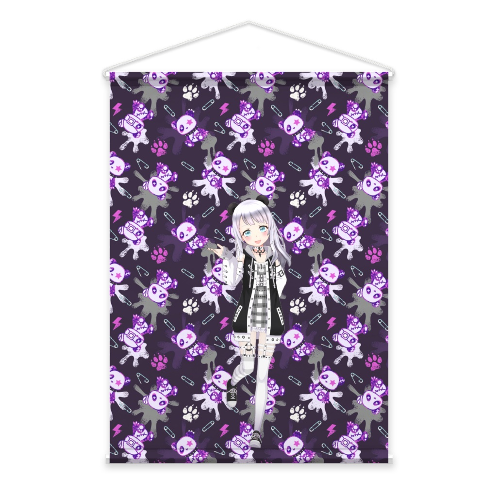 【わたあめ少女】01月記念日-タペストリー-G0990