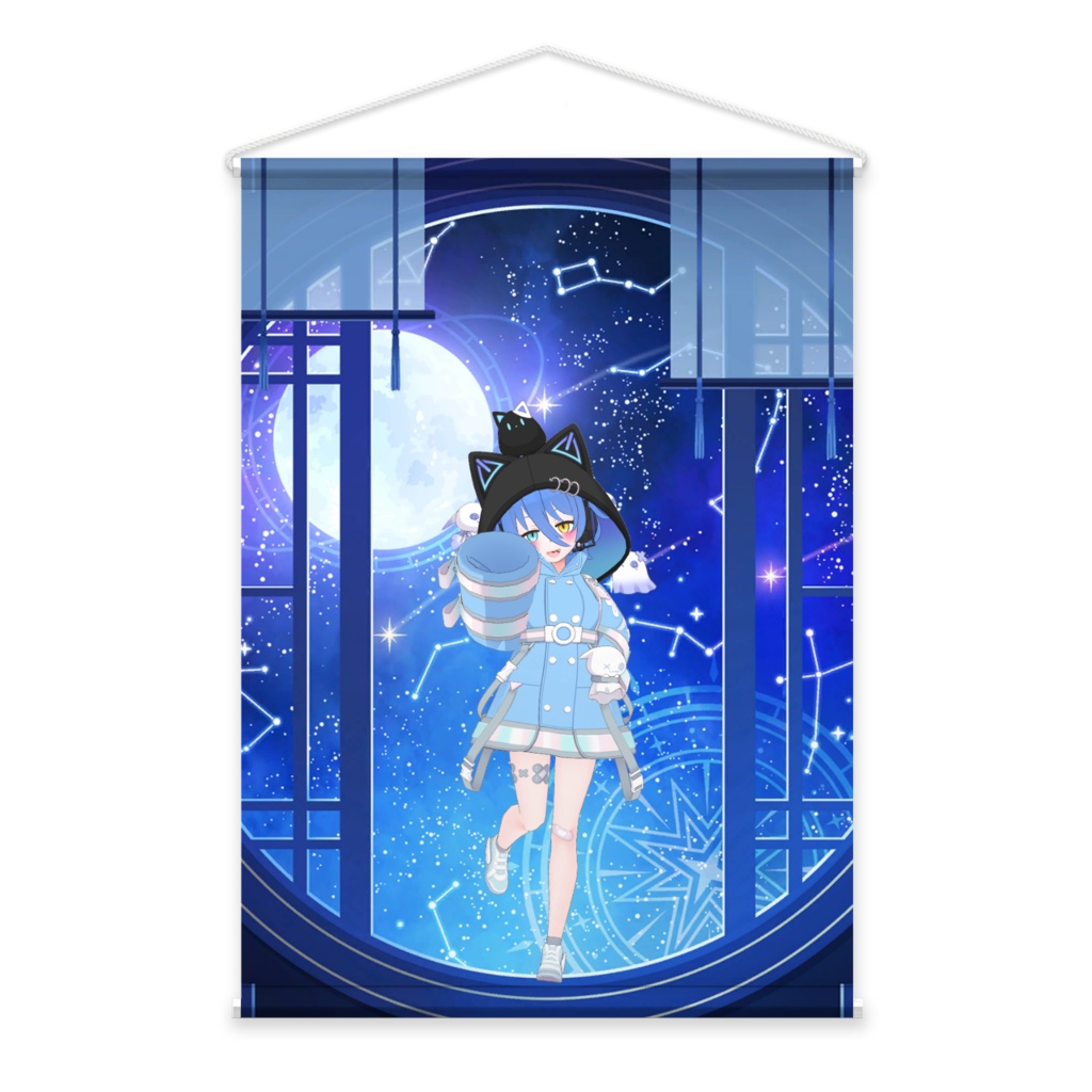 【キュー】01月記念日-タペストリー-G0012