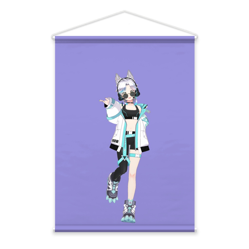 【シロ】01月記念日-タペストリー-G0724