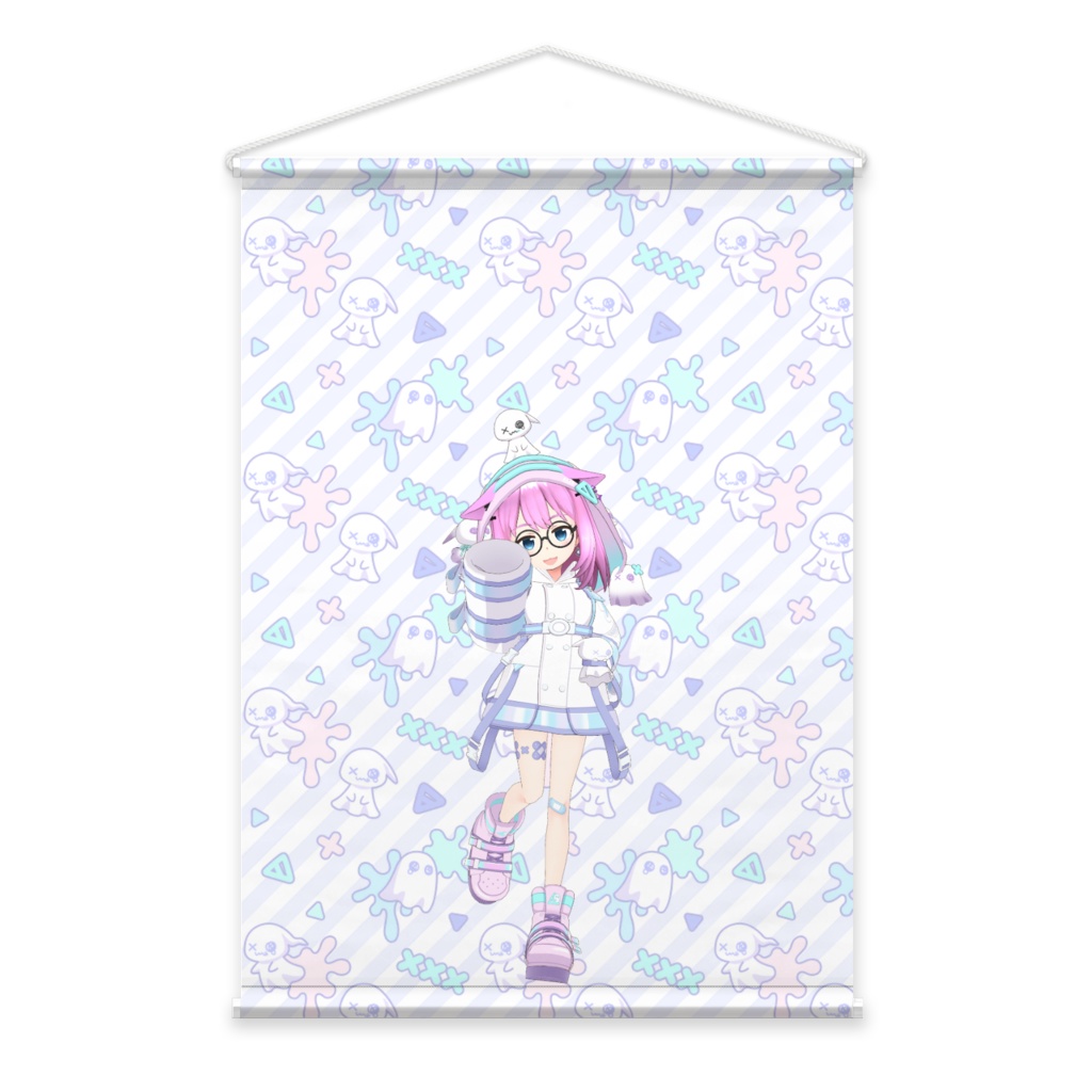 【ミミッキュ】01月記念日-タペストリー-G0983