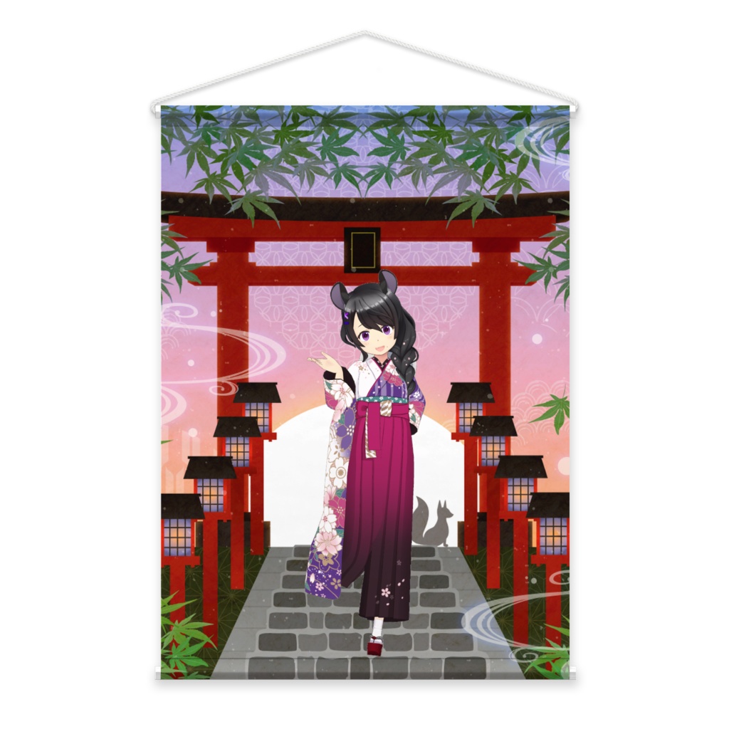 【七福実々花】01月記念日-タペストリー-G0288