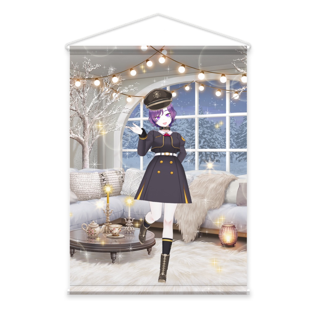 【不惜メイ】01月記念日-タペストリー-G0691