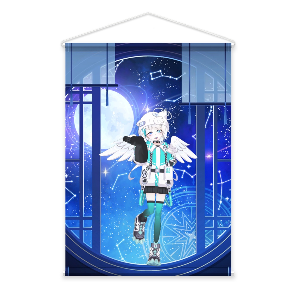 【光來琉 ひな】01月記念日-タペストリー-G0165