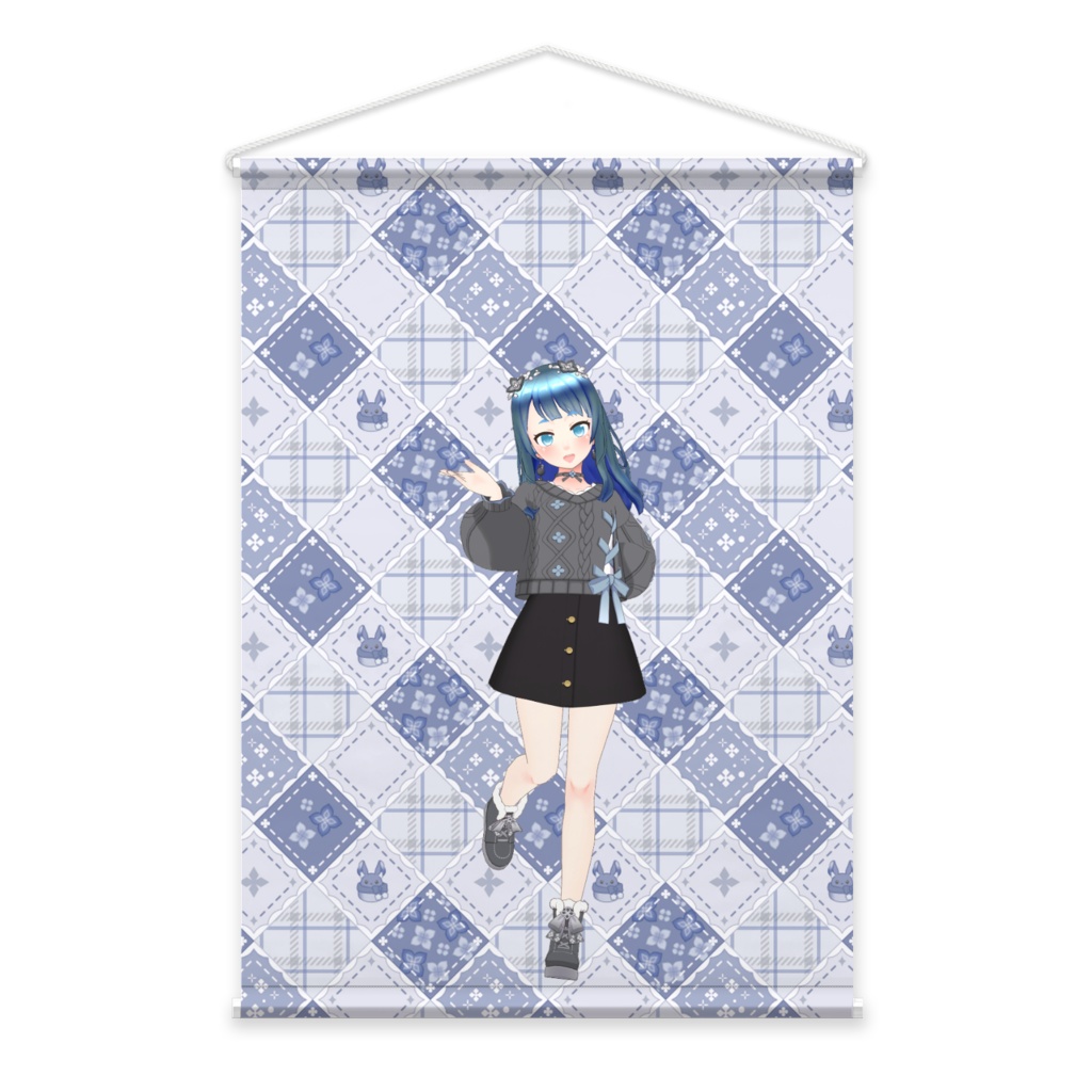 【凪瀬汐音】01月記念日-タペストリー-G1291