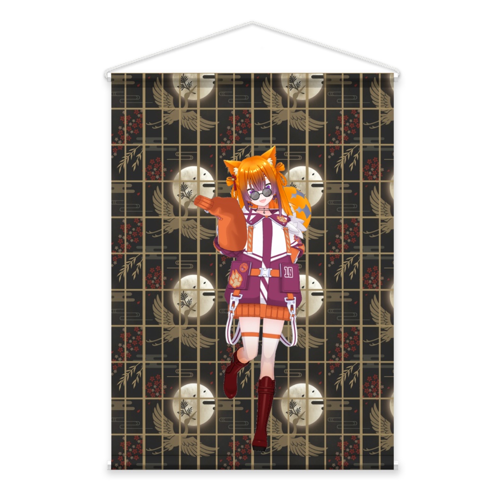 【双龍 眠姫】01月記念日-タペストリー-G1258