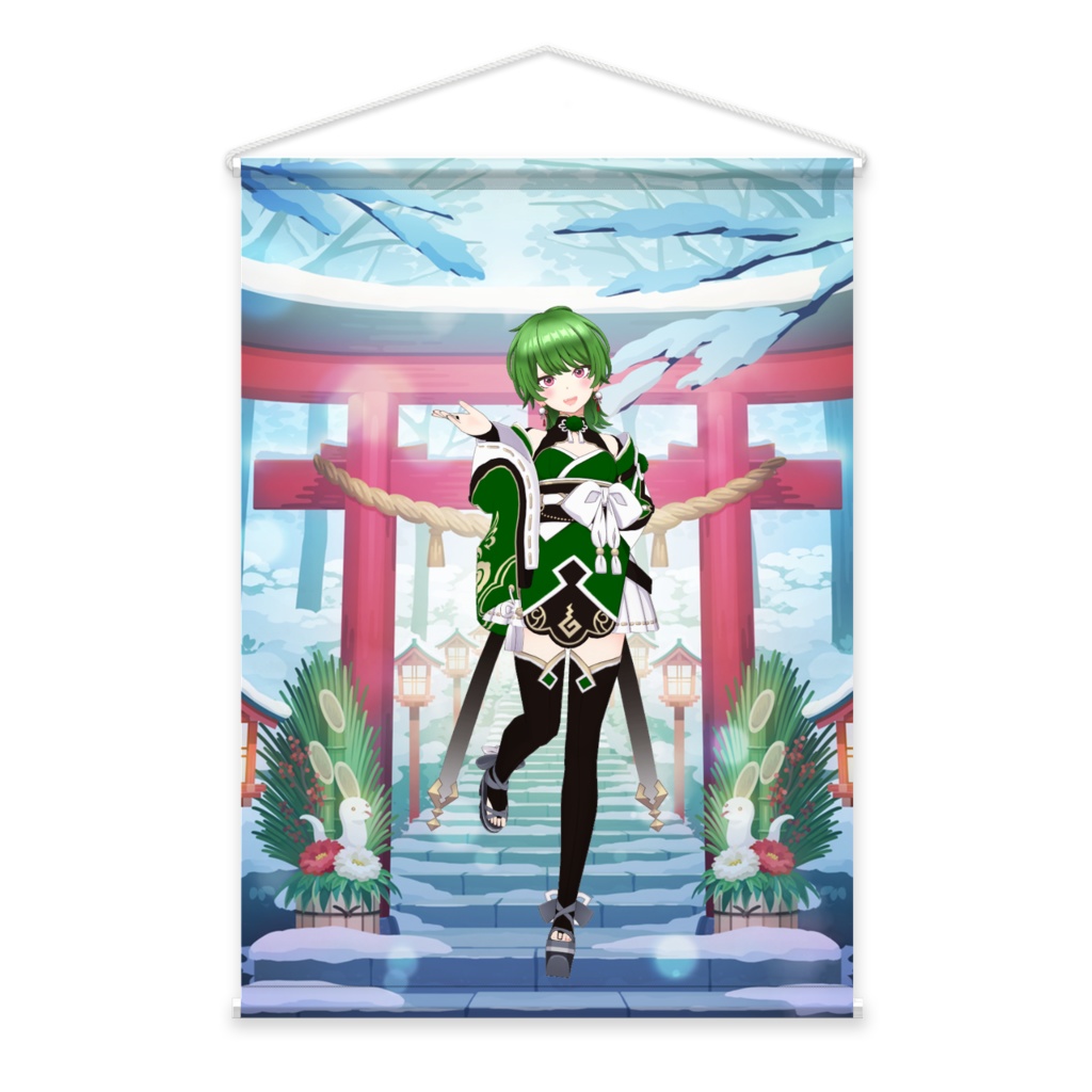 【吉師 縁起】01月記念日-タペストリー-G0776