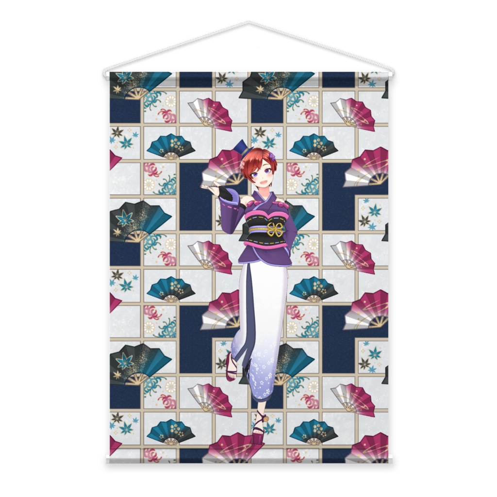 【和風のいい姉さん！】01月記念日-タペストリー-G0005