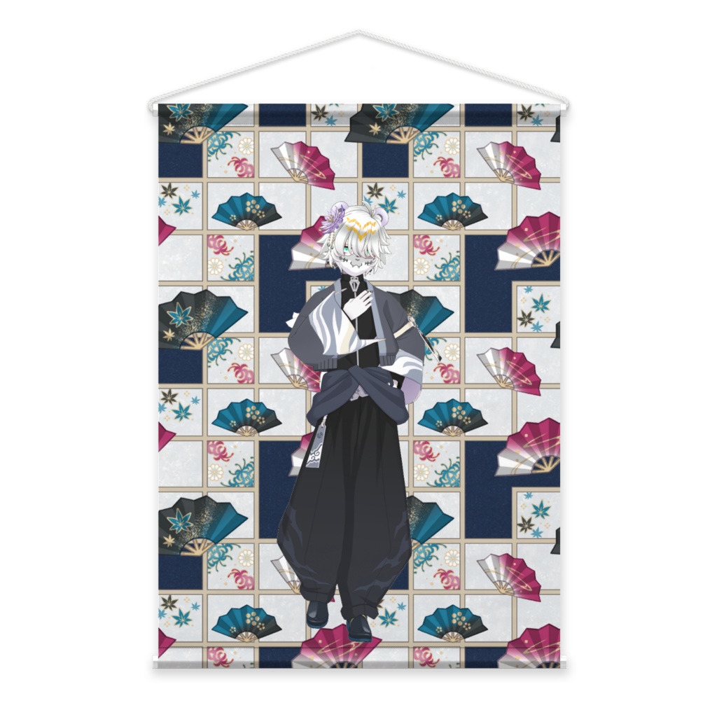 【四葩(よひら)タイガ】01月記念日-タペストリー-G0230