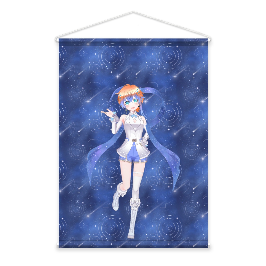 【四野葉ひなた】01月記念日-タペストリー-G1218