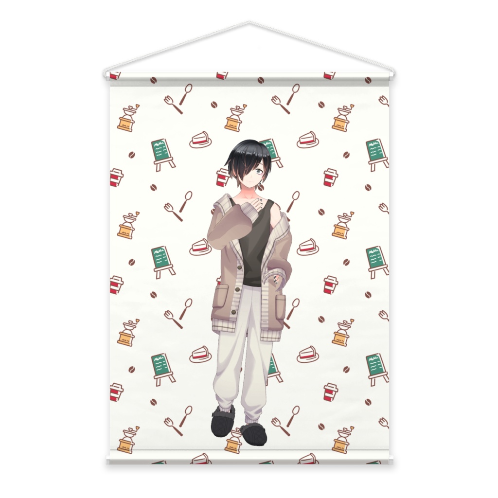 【塩梅ぱぴー】01月記念日-タペストリー-G0890