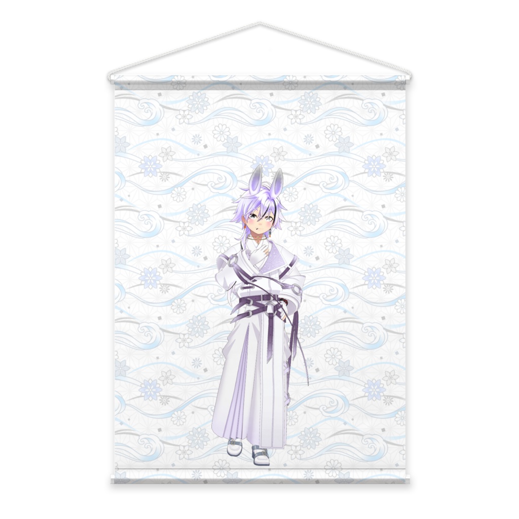 【夜猫月羽珀】01月記念日-タペストリー-G1005