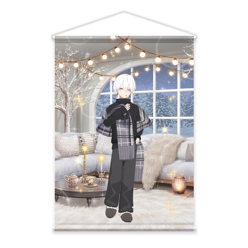 【夜雲ねむ】01月記念日-タペストリー-G0587