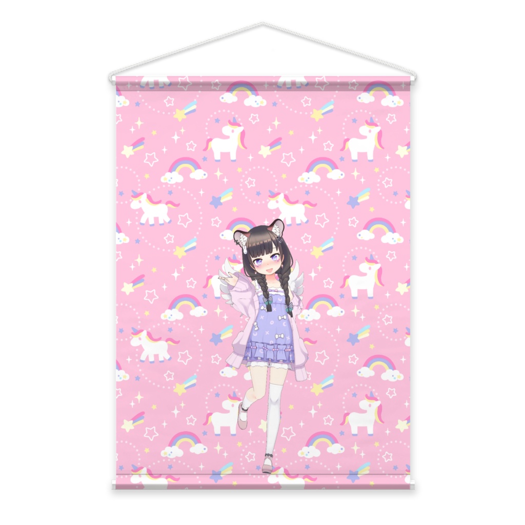 【夢宮むう】01月記念日-タペストリー-G0855