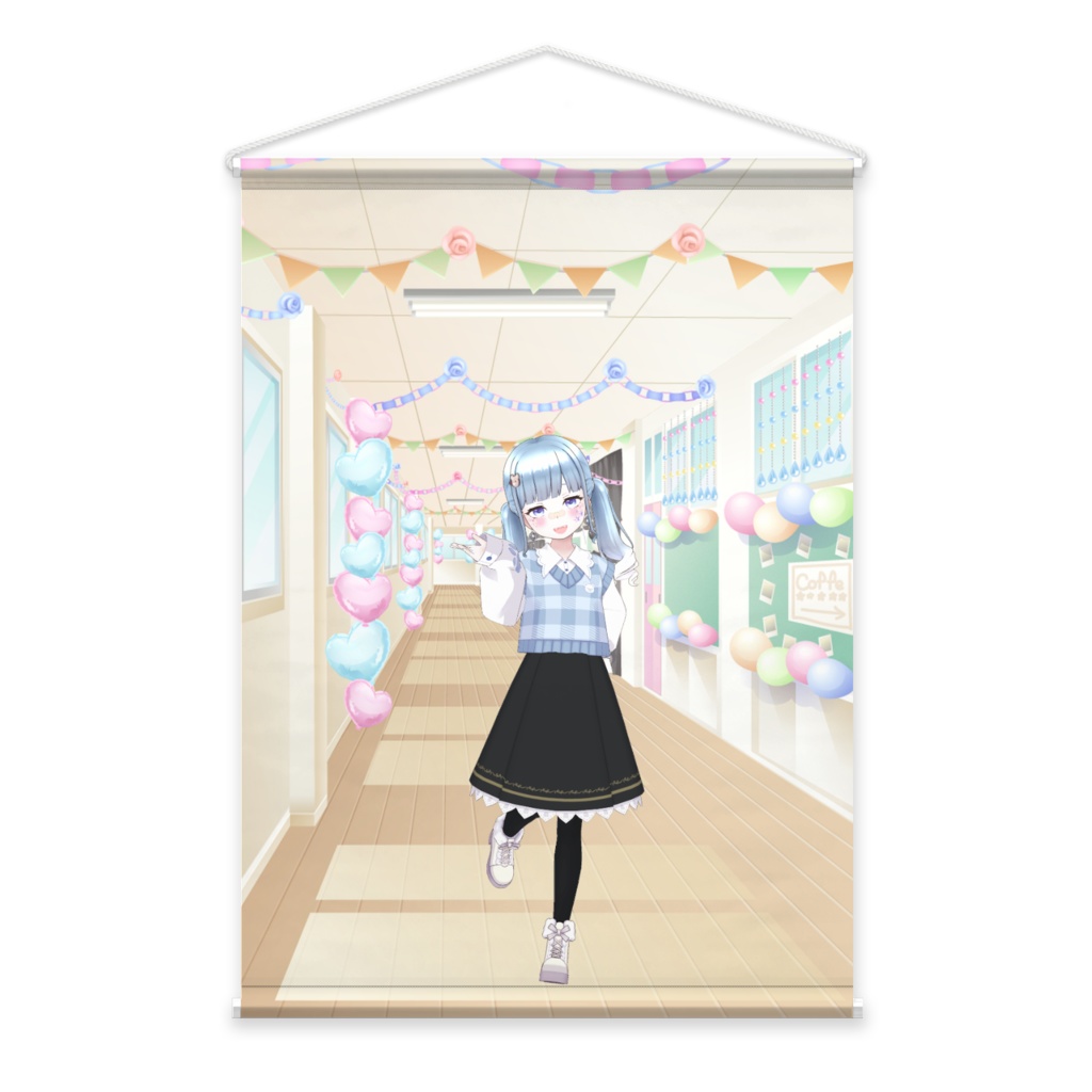 【天瀬 狂歌】01月記念日-タペストリー-G0201