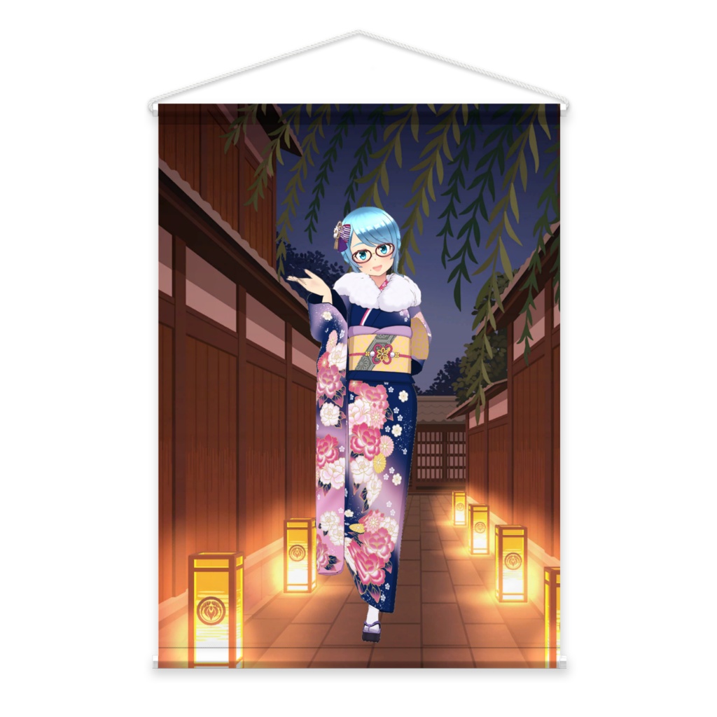 【奈良磨莉子】01月記念日-タペストリー-G0122