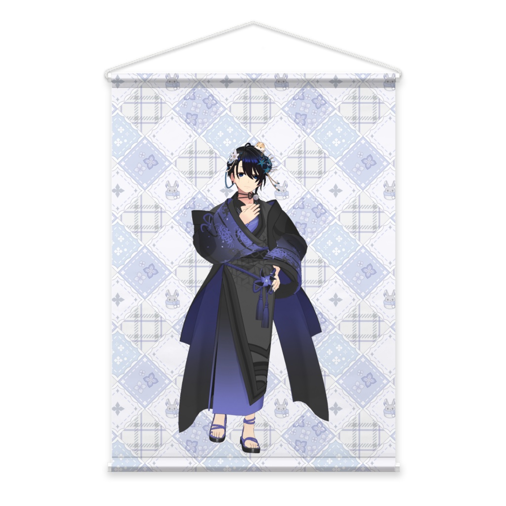 【寝猫 眠】01月記念日-タペストリー-G0489