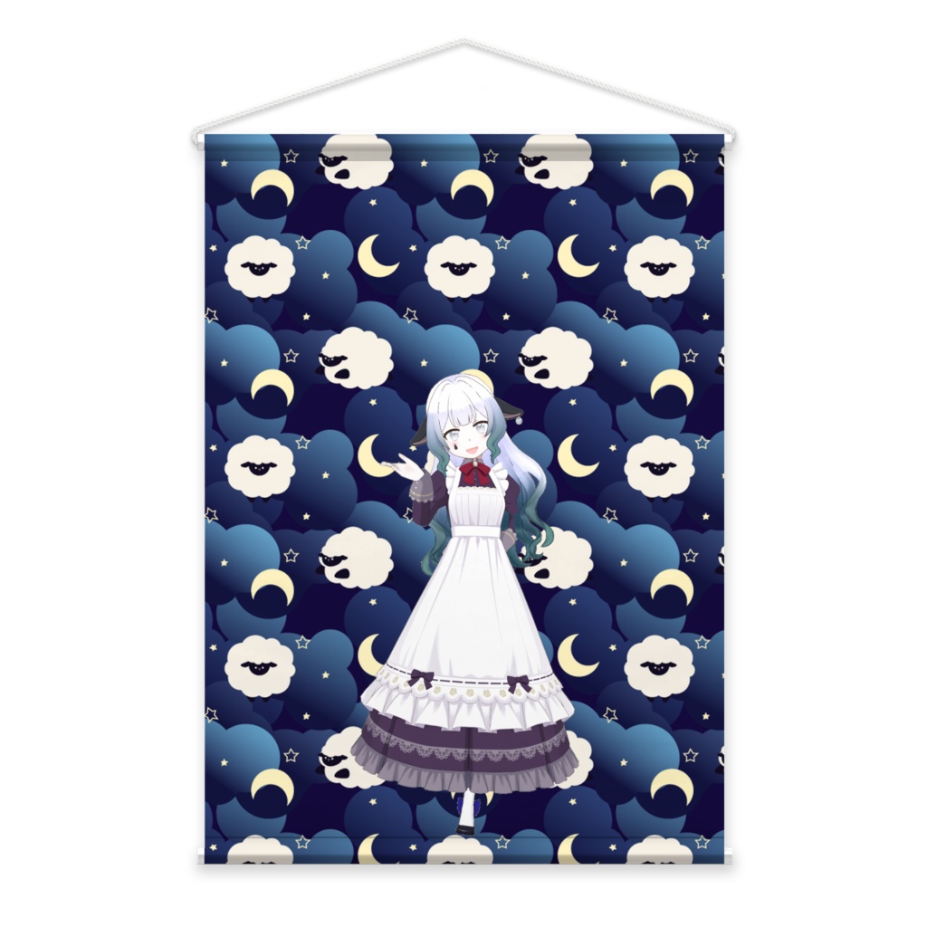 【寝落神あいりーん】01月記念日-タペストリー-G1111