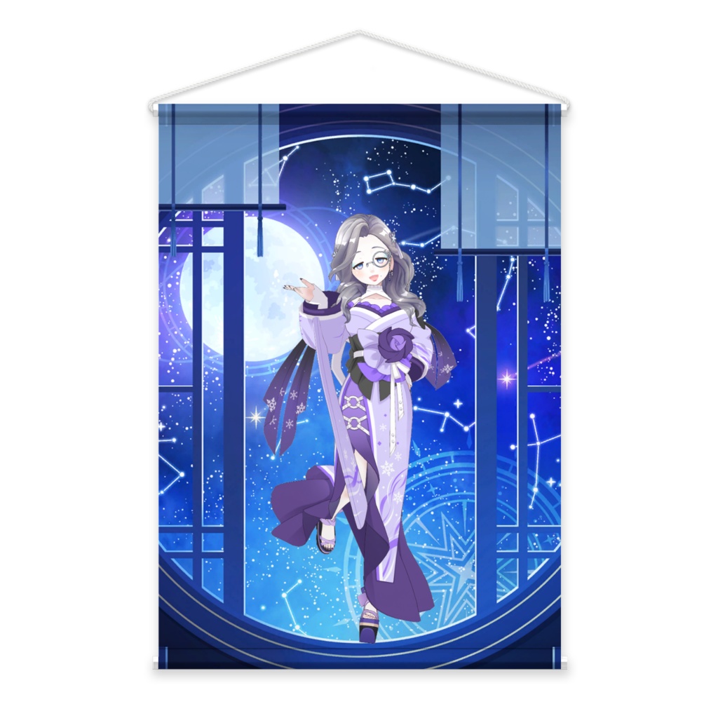 【寝流仔たすく】01月記念日-タペストリー-G0809