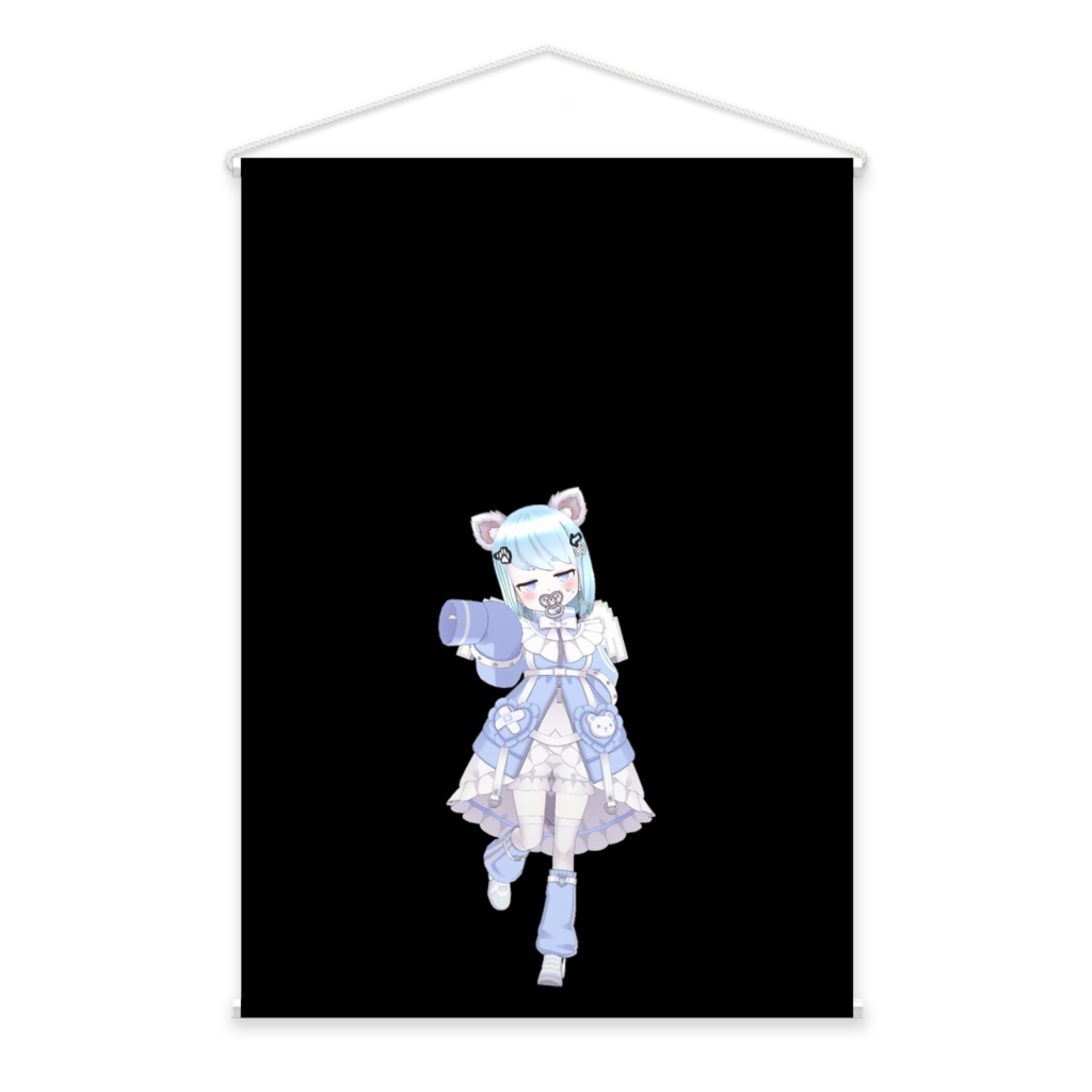 【尾羽にぇ】01月記念日-タペストリー-G0291