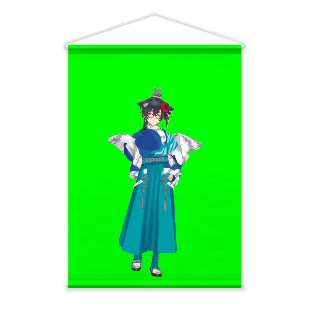 【尾柴井えんげ】01月記念日-タペストリー-G1004