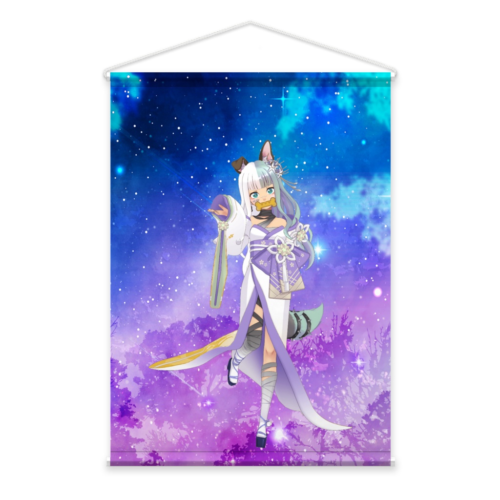 【戌屋敷 りぬ】01月記念日-タペストリー-G0551