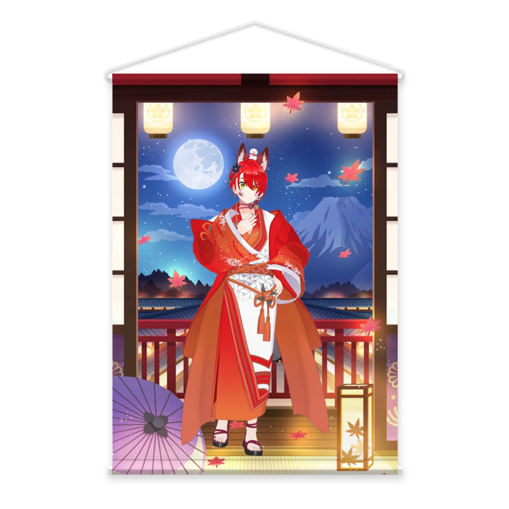 【我流フェン】01月記念日-タペストリー-G1060